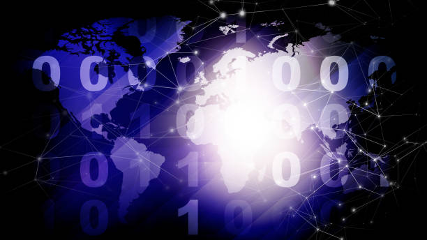 istock Cyber security and global communication in digital world, technology background 1834341176