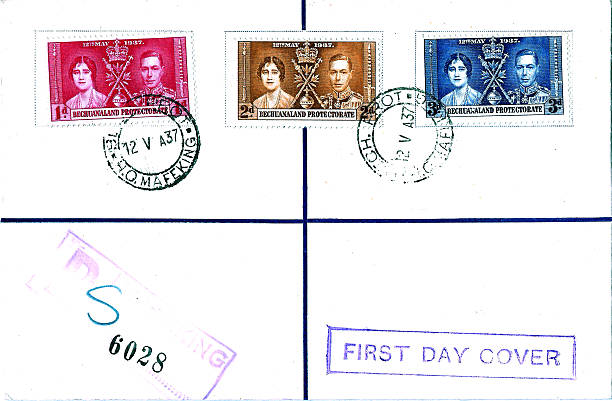 istock Stamp 1st Day Issue Bechuanaland Protectorate Coronation 1937 183439366