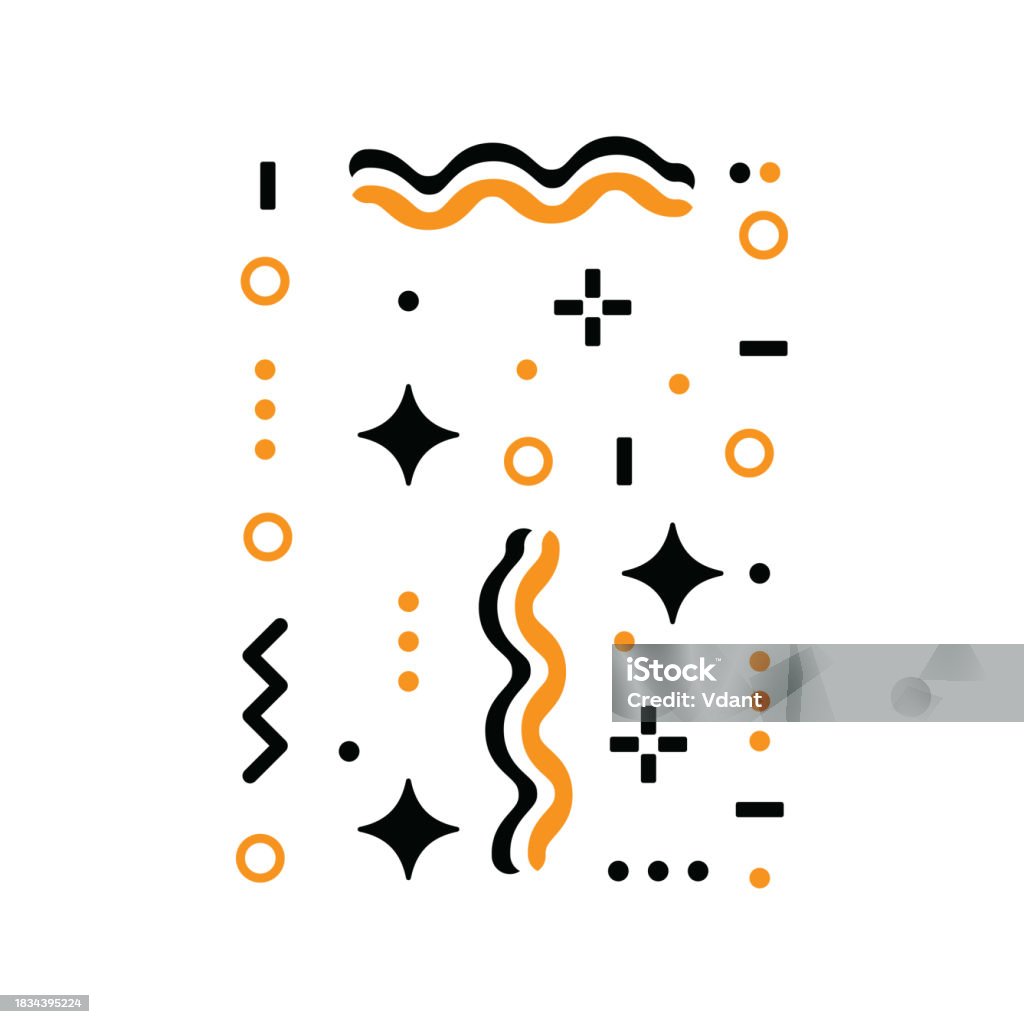 Line Shape Form Patterns Pattern Hipster Abstract Vector Illustration Form Geometric Line Shapes ...