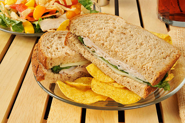 istock Turkey and swiss cheese sandwich 183442569