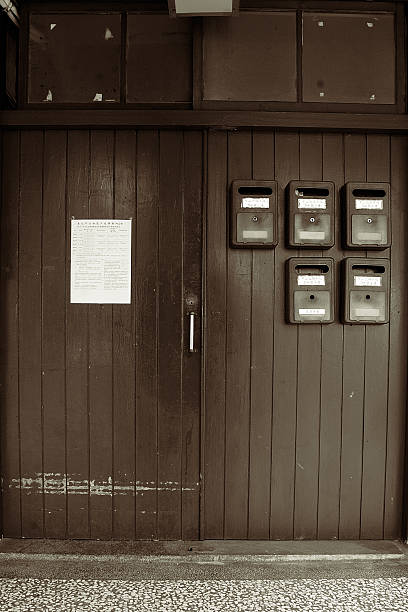 istock Apartment Doors, Taipei, Taiwan 183442799