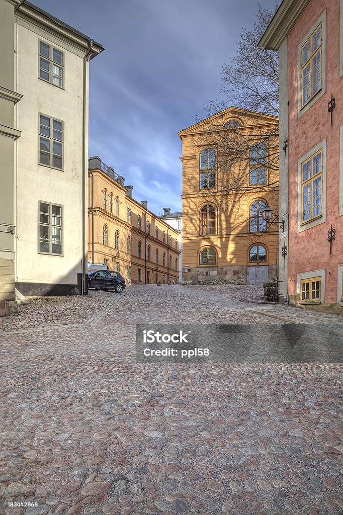 Miasto w Sztokholmie.  TRYB HDR - Zbiór zdjęć royalty-free (Architektura)