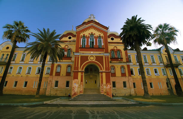 istock Christian temple in New Athos 1834448933