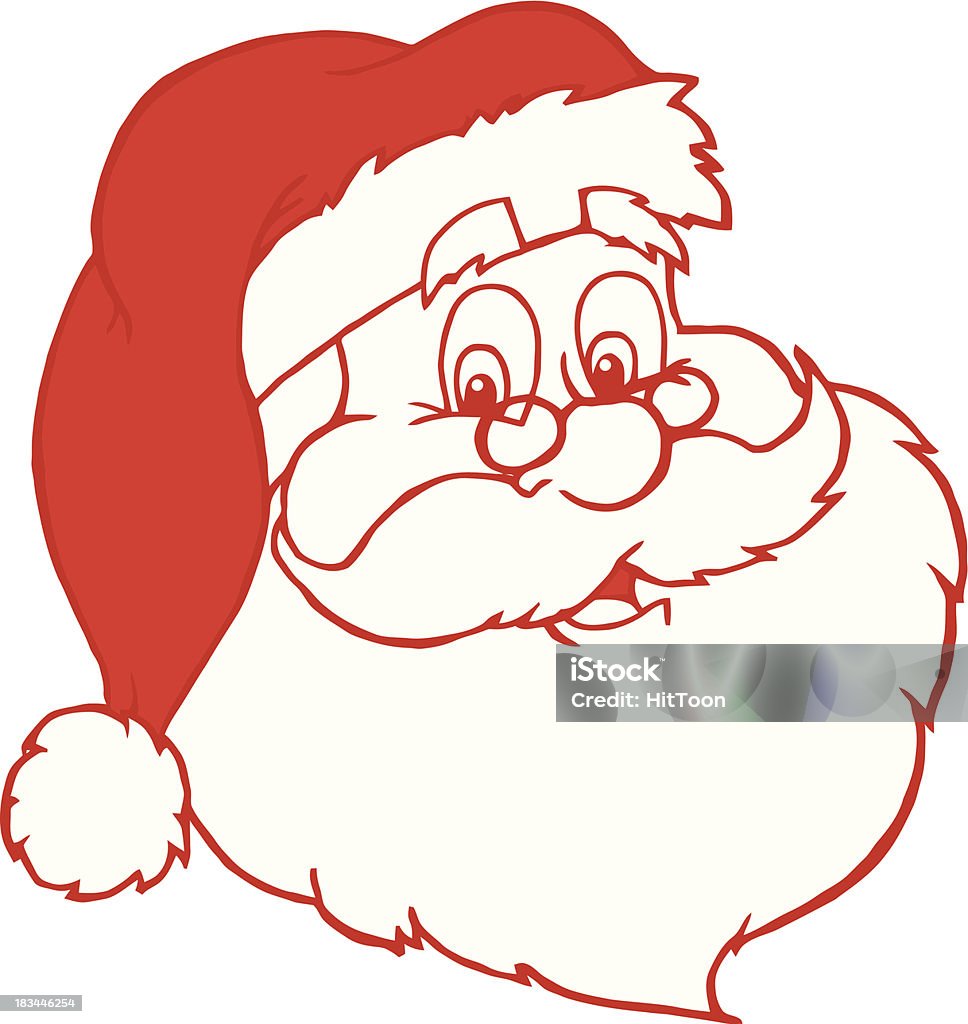 Red Santa Claus Head Similar Illustrations: Cartoon stock vector