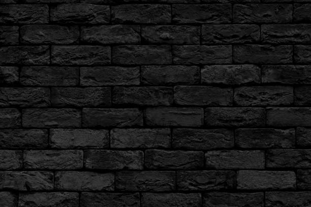 istock Black brick building wall. Interior of a modern loft. 1834479082
