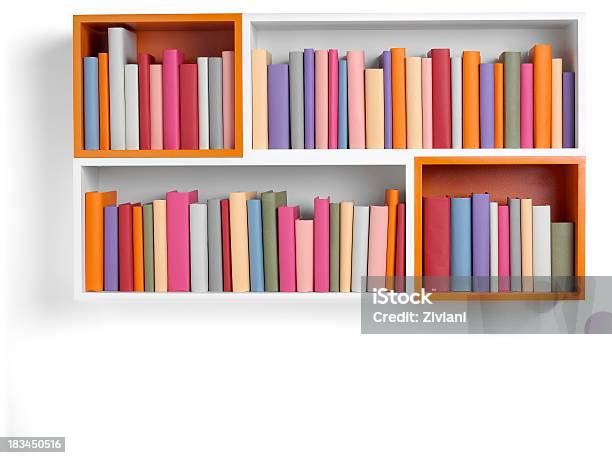 Bücherschrank Stockfoto und mehr Bilder von Akademisches Lernen - Akademisches Lernen, Arbeitsstätten, Arbeitszimmer