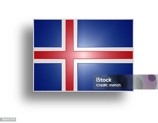 Flagge Von Island Stockfoto und mehr Bilder von Autorität - Autorität, Bildhintergrund, Blau