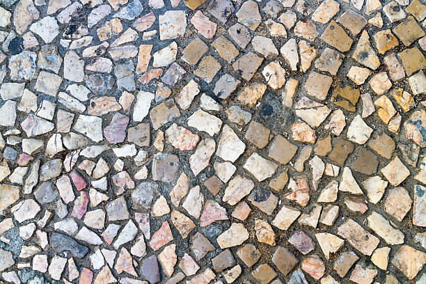 istock The cobblestone road is made of pebbles 183451762
