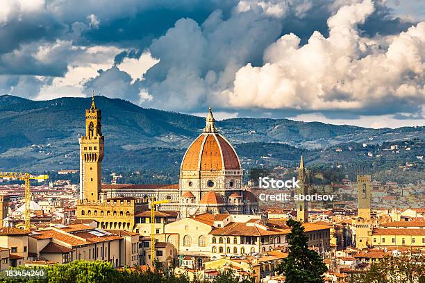 View On Florence Stock Photo - Download Image Now - Aerial View, Ancient, Antique