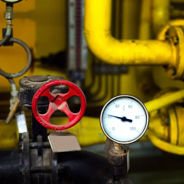 Photo of Pressure gauges and valves
