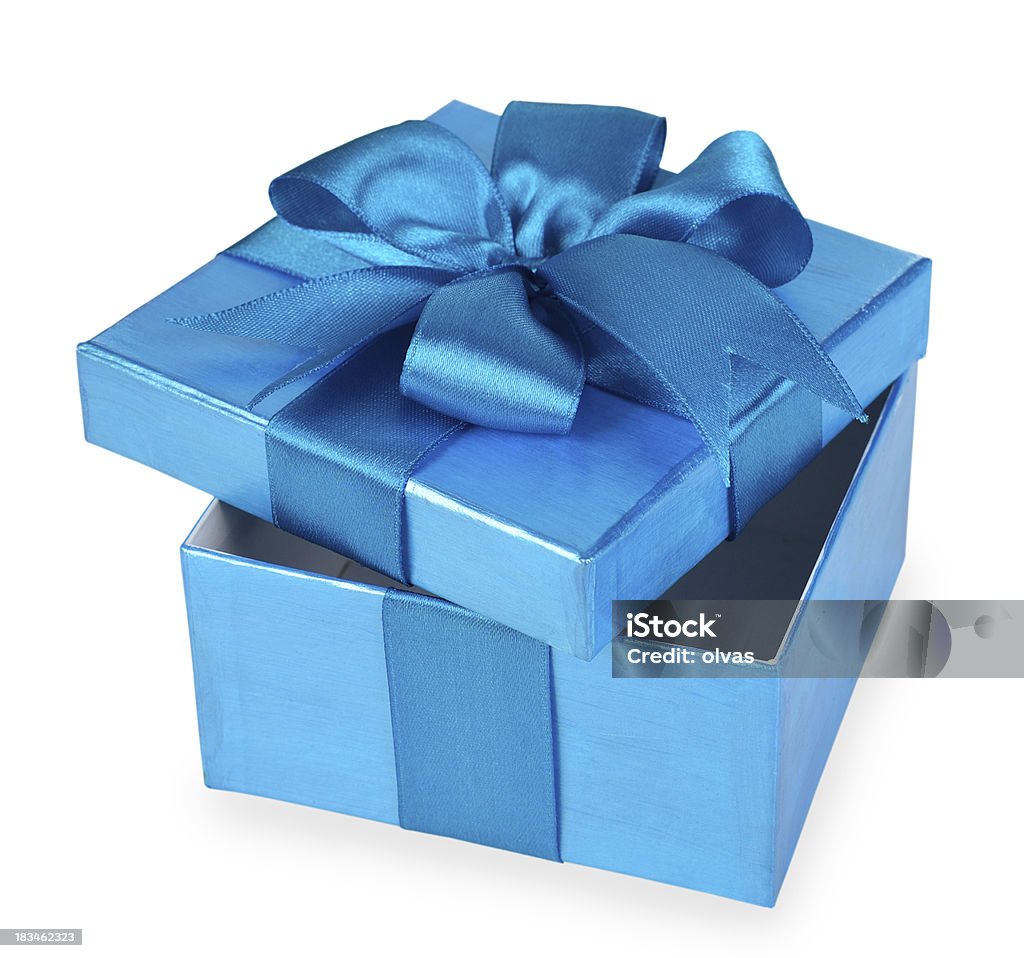 Blue box - Foto stock royalty-free di Aperto