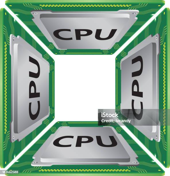 Vetores de Cpu e mais imagens de CPU - CPU, Capacitor, Chip de computador