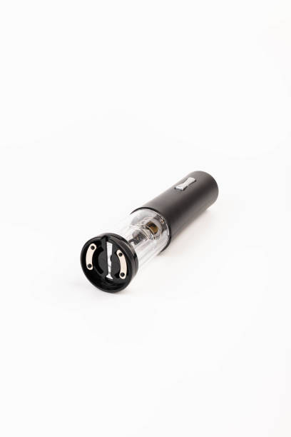 istock Automatic corkscrew for opening bottle caps. Electric Wine Bottle Opener 1834637227