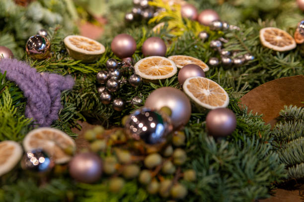 istock a christmas decoration with fir branches and small utensils 1834662577