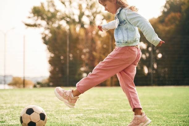 istock Little girl is having fun on the playground 1834665569