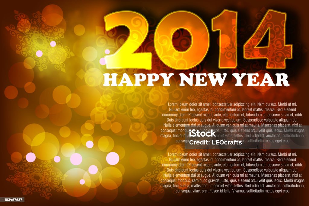 2014, красивые Новогодние фон - Векторная графика 2014 роялти-фри