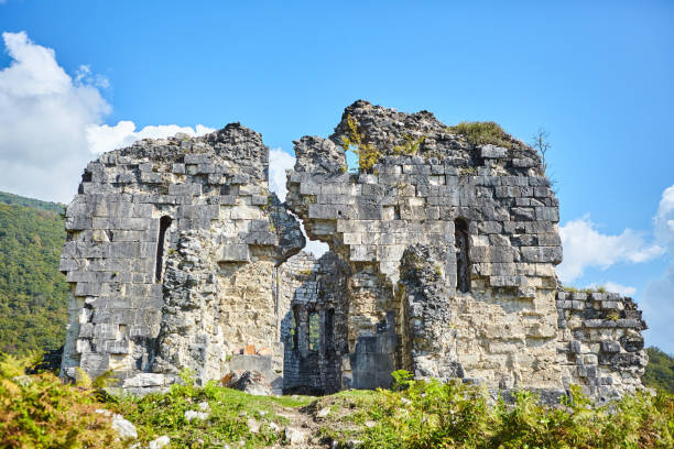 istock Ruins of an old historical building. 1834698568