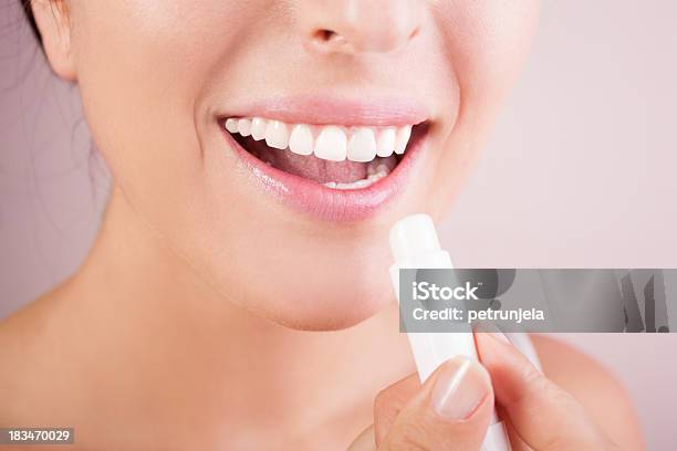 Lips Care Stock Photo - Download Image Now - Lip Balm, Human Lips, Care