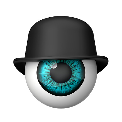 Abstract Eye With Hat