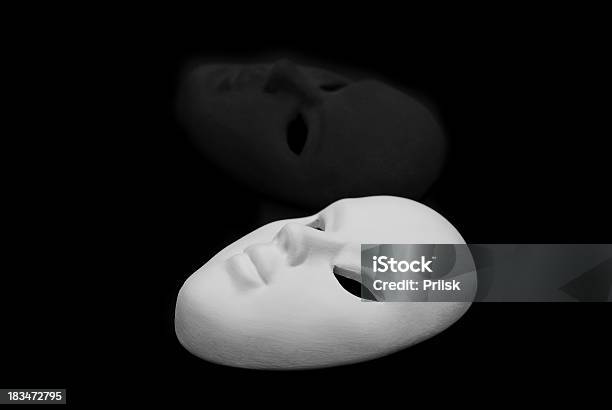 Czarnobiałe Maski - zdjęcia stockowe i więcej obrazów Bez ludzi - Bez ludzi, Bez wyrazu, Biały