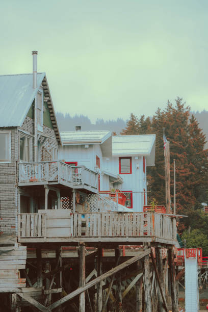 Boardwalk in Seldovia, Alaska