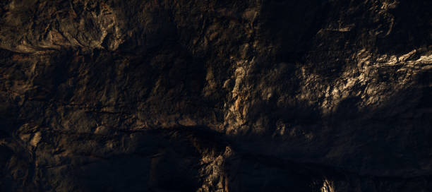 istock Organic patterns in cliff rock. Detail shot. 1834755608