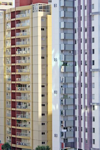 istock Coloful texture panel formed by buildings windows and walls 1834774139