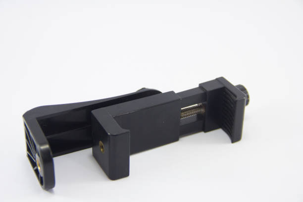 istock Phone Holdaer fot tripod in White background 1834783281