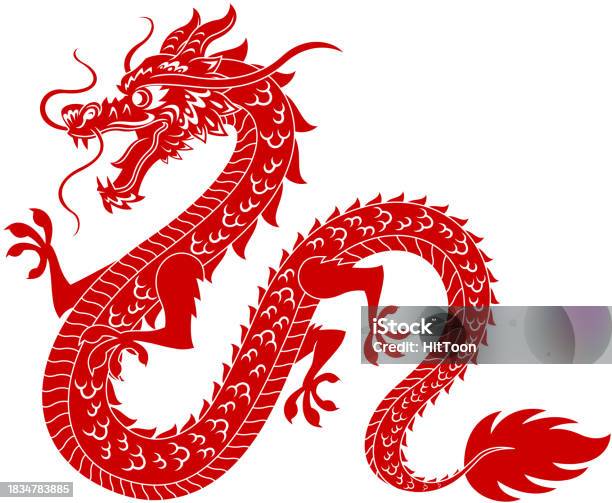 Drago Cinese Di Cartaarte - Immagini vettoriali stock e altre immagini di  Drago - Personaggio fantastico - Drago - Personaggio fantastico, Drago  cinese, Anno del drago - iStock