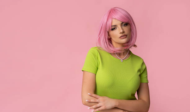 istock Beautiful woman on isolated background. 1834784463