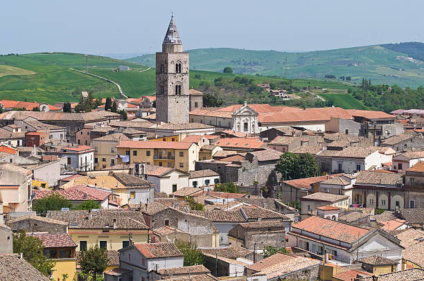 istock Panoramic view of Melfi. Basilicata. Italy. 183479036