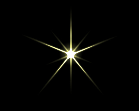 christmas bright star design element