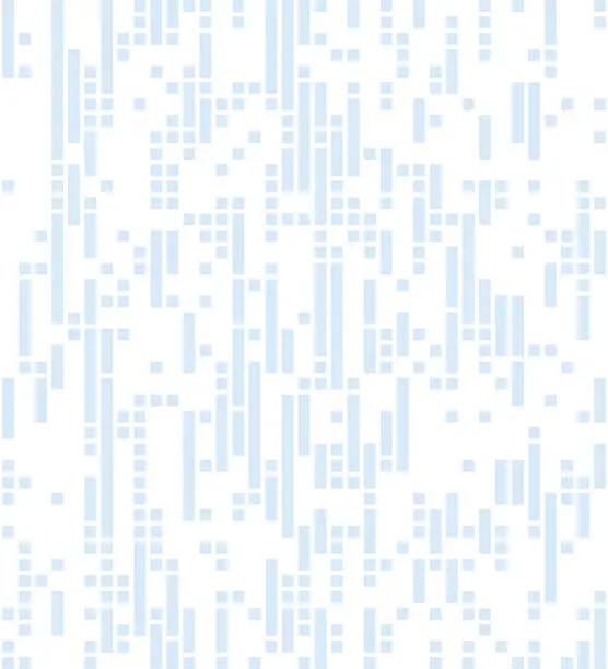 Vector illustration of random data striped