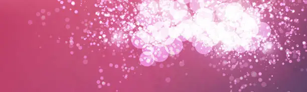 Vector illustration of Sparkling Holiday Template, Abstract Blurred Background