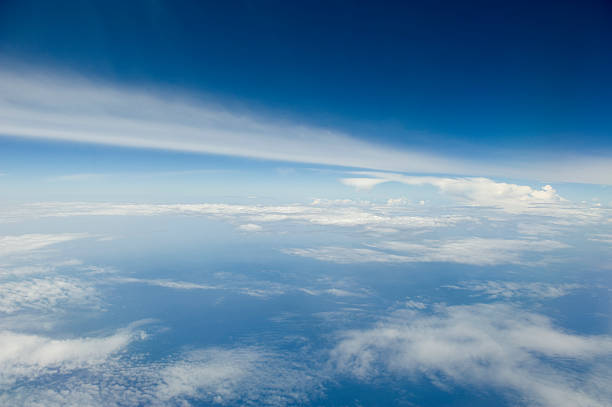 istock HIgh altitude view of the atmosphere. 183486990