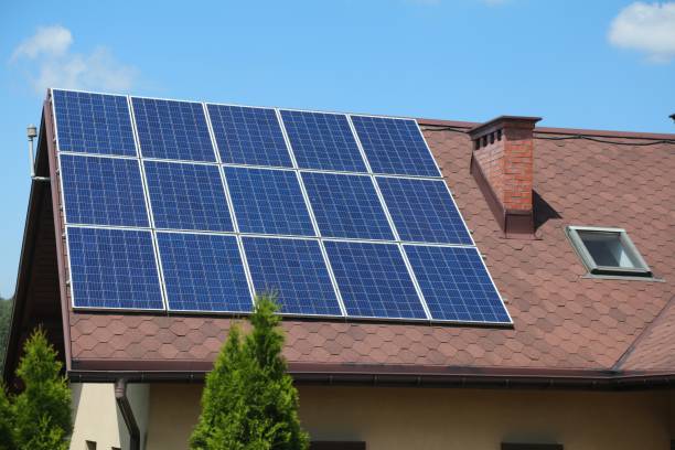 istock Private home photovoltaic panels 1834879511