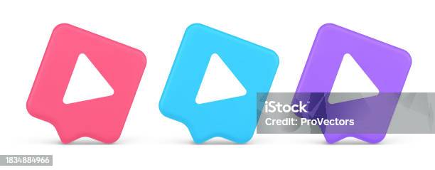 Play Video Riangle Play Button Triangle Right Arrow Multimedia Content Player Web App ...