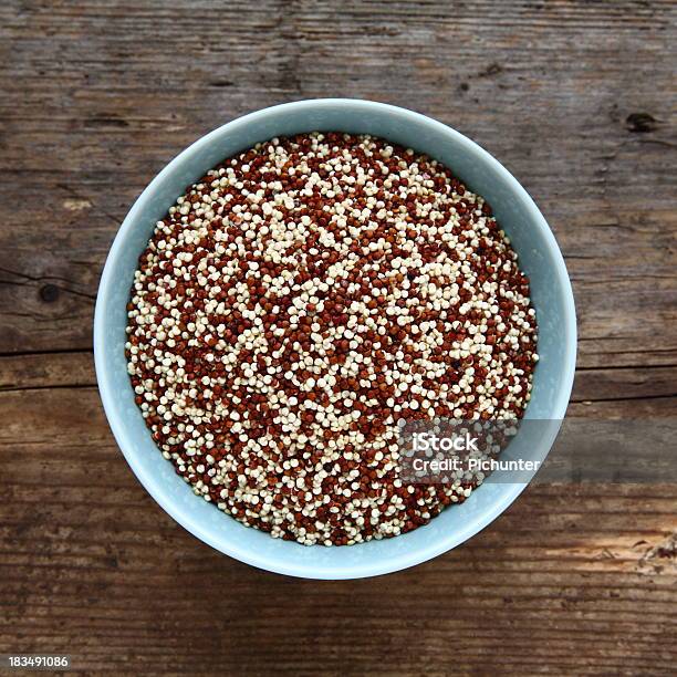 Quinoa Seeds Uncooked In A Bowl Stock Photo - Download Image Now - Blue, Bowl, Cereal Plant