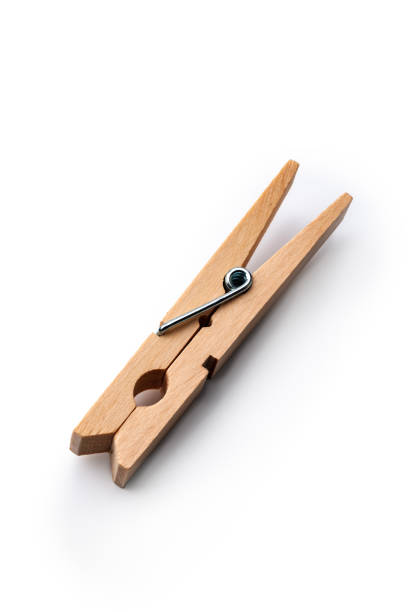 istock Objects: Clothes Pin Isolated on White Background 1834932679
