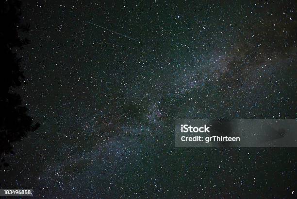 Sternennacht Himmel Stockfoto und mehr Bilder von Abenddämmerung - Abenddämmerung, Astronomie, Blau