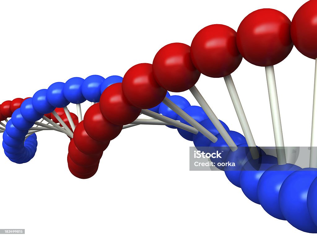 Struttura del DNA - Foto stock royalty-free di Astratto
