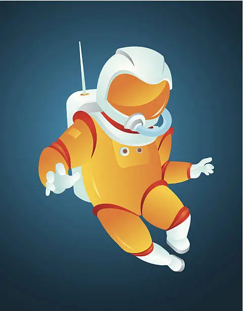 Vector illustration of Space Astronaut