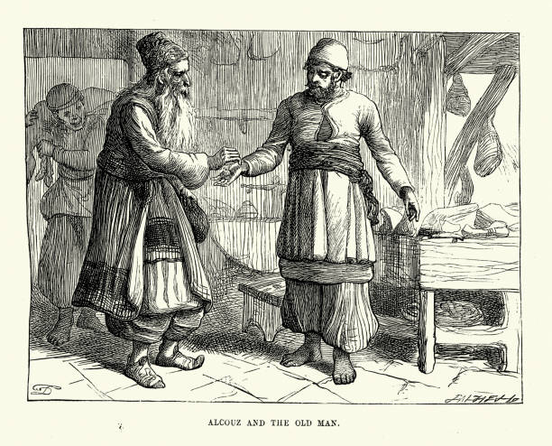 istock One Thousand and One Nights, Alcouz and the Old Man, Arabian, Middle Eastern folktales 1835015485