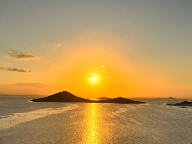 istock La manga twin islands sunset 1835028267