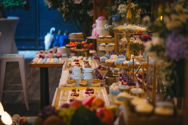 istock Delicious food on the table at an event 1835029896