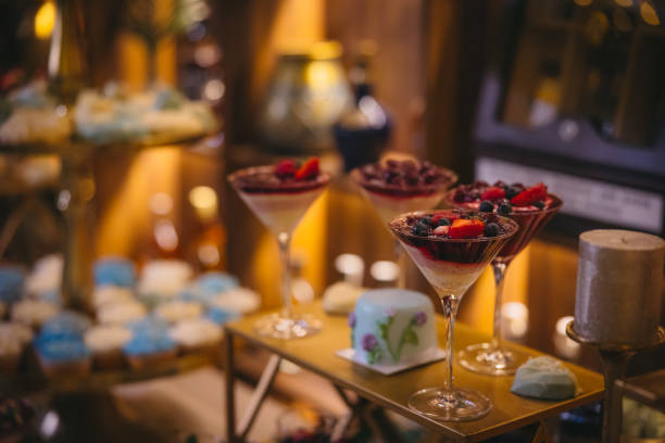 istock Delicious cakes and sweets on a table at a party 1835030100
