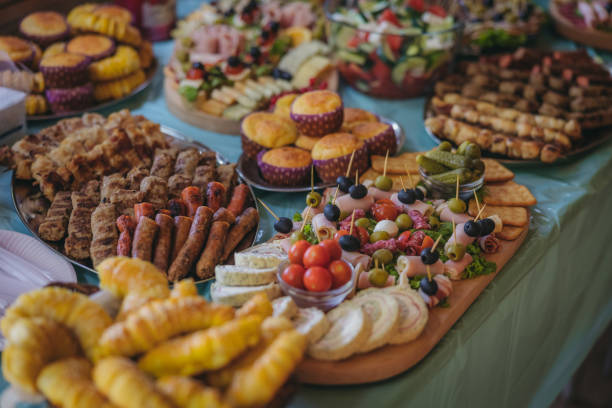 istock Delicious food on the table at an event 1835030440