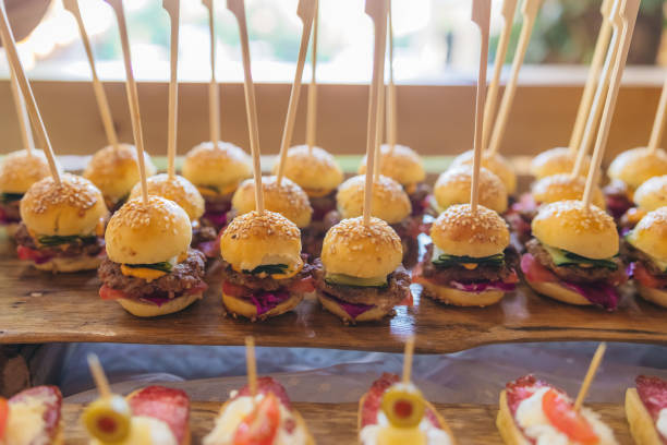 istock Delicious cakes and sweets on a table at a party 1835030492