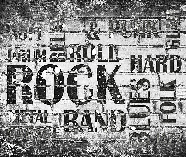istock Grunge rock music poster 183504392