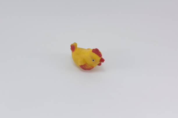 istock kid toy, rubber chicken at white background 1835050553